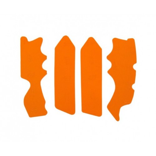 PROTEÇÕES DE CHASSIS GOMA DE BORRACHA VIBRAM HUSQVARNA TC / FC 2016 / 2018 - LARANJA